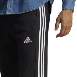 Adidas Pantaloni Tuta M 3S FT TC PT Nero/Bianco