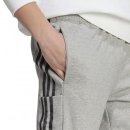 Adidas Pantaloni Tuta M 3S FT TE PT Grigio/Camouflage