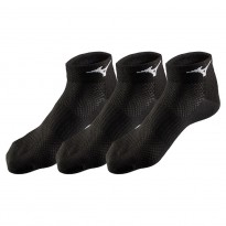 Mizuno Calze Run Training Mid 3 Pack Nero