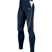 Mizuno Pantaloni Premium JPN Long Tight Uomo Blu/Bianco