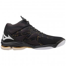 Mizuno Scarpe Wave Lightning Z7 Mid Nero/Oro/Grigio