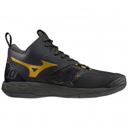 Mizuno Scarpe Wave Momentum 2 Mid Nero/Oro/Grigio