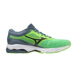 Mizuno Scarpe Wave Prodigy 4 Verde Fluo/Nero/Grigio