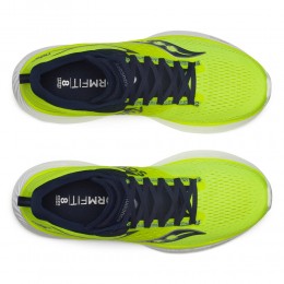 Saucony Scarpe Ride 17 Giallo Fluo/Blu